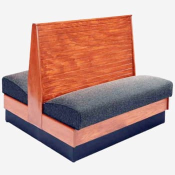 DH Style Wood Booth with Bead Board Back
