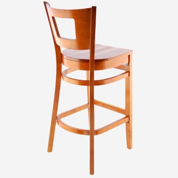 Premium US Made Duna Wood Restaurant Bar Stool