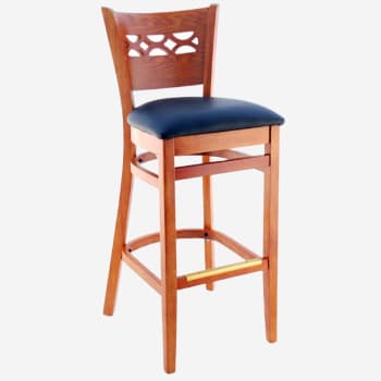Premium US Made Leonardo Wood Bar Stool