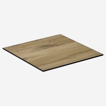 Heritage Oakwood Outdoor Resin Table Top with Phenolic Edge