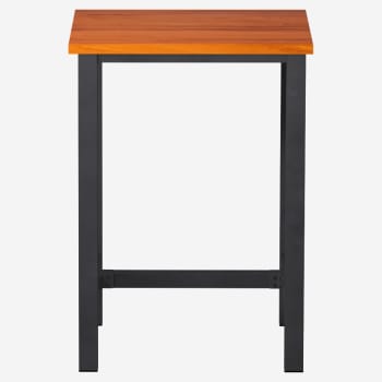 Ottis Bar Table Set in Black Finish