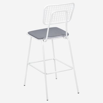 White Ollie Outdoor Bar Stool