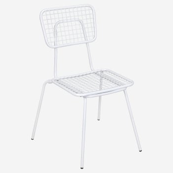 White Ollie Outdoor Chair