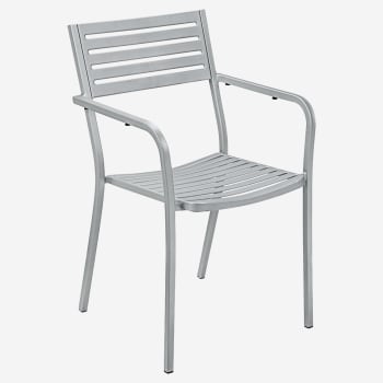 Ella Outdoor Armchair in Titanium Grey