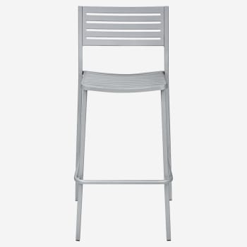 Ella Outdoor Bar Stool in Titanium Grey