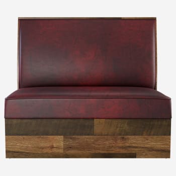 SH Reclaimed Style Plain Back Booth