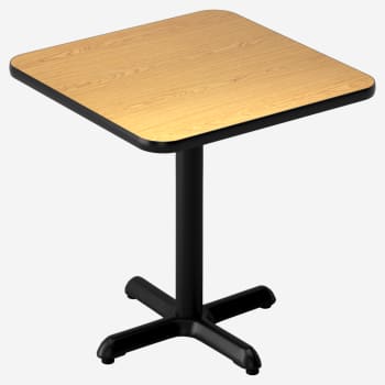 Laminate Reversible Table in Oak/Walnut Finish
