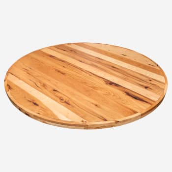 Industrial Series Reclaimed Look Wood Table Top with Drop Edge