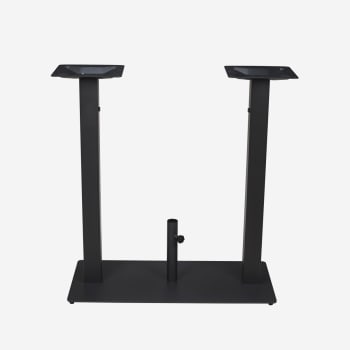 Carlo Outdoor Umbrella Table Base in Black - Bar Ht
