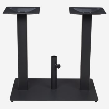 Carlo Outdoor Umbrella Table Base in Black - Standard Ht