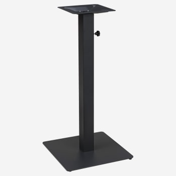 Carlo Outdoor Umbrella Table Base in Black - Bar Ht