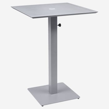 Carlo Outdoor Umbrella Table Base in Titanium Gray - Bar Ht
