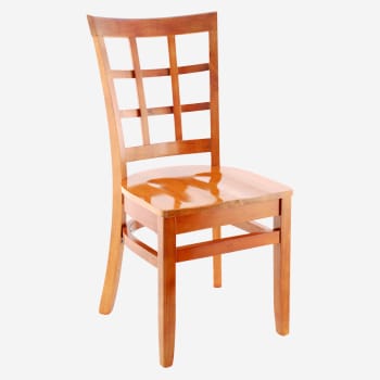 Premium Window Back Wood Chair