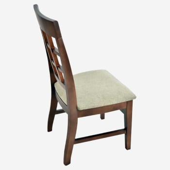 Extra High Premium Window Back Wood Chair