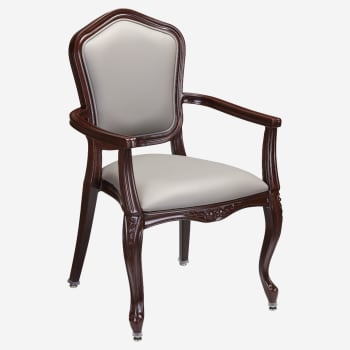 Tiffany Padded Aluminum Arm Chair