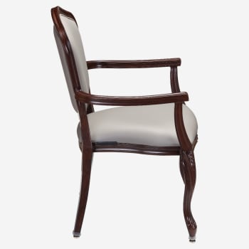 Tiffany Padded Aluminum Arm Chair
