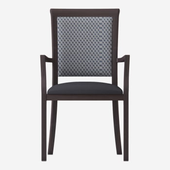 Clemens High Back Aluminum Arm Chair
