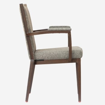 Greebo High Back Wood Grain Chair