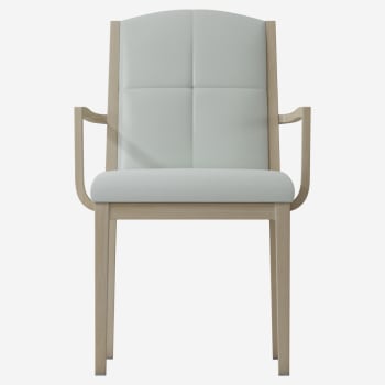 Rivera Padded Aluminum Arm Chair