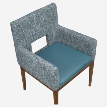 Percy Aluminum Armchair