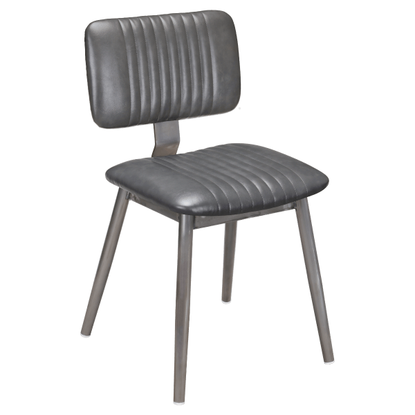 Ethan Metal Chair in Clear Coat Interior
