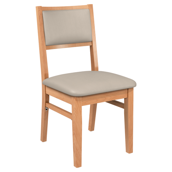 Stella Wood Chair with Padded Back Interior