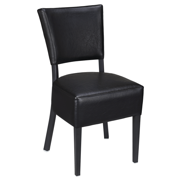 Lumme Padded Back Metal Chair Interior