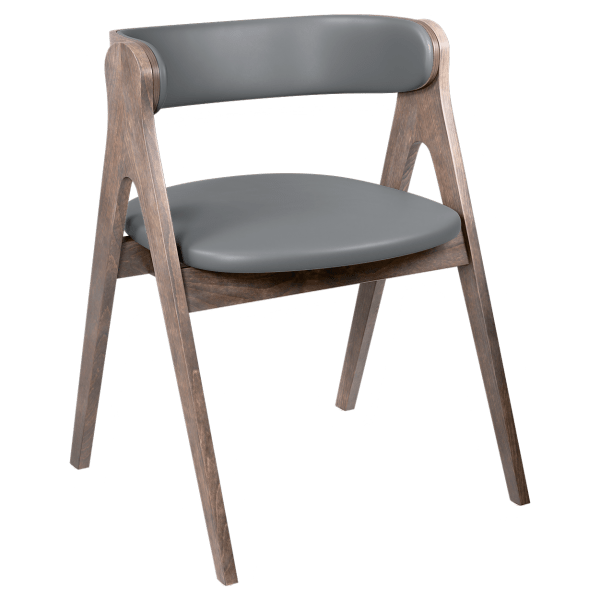 Strand Wood Chair with Padded Back Interior