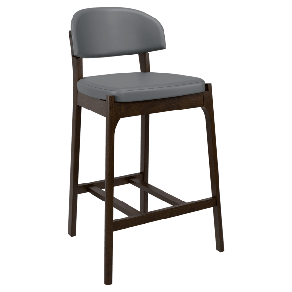 Neli Wood Bar Stool Interior