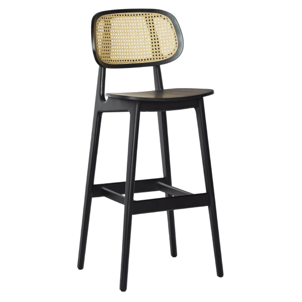 Cane Wood Restaurant Bar Stool Interior