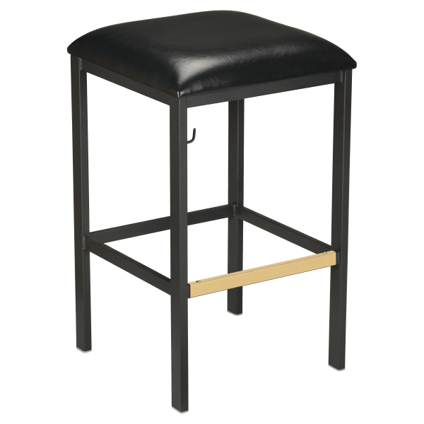 Metal Frame Backless Bar Stool Interior