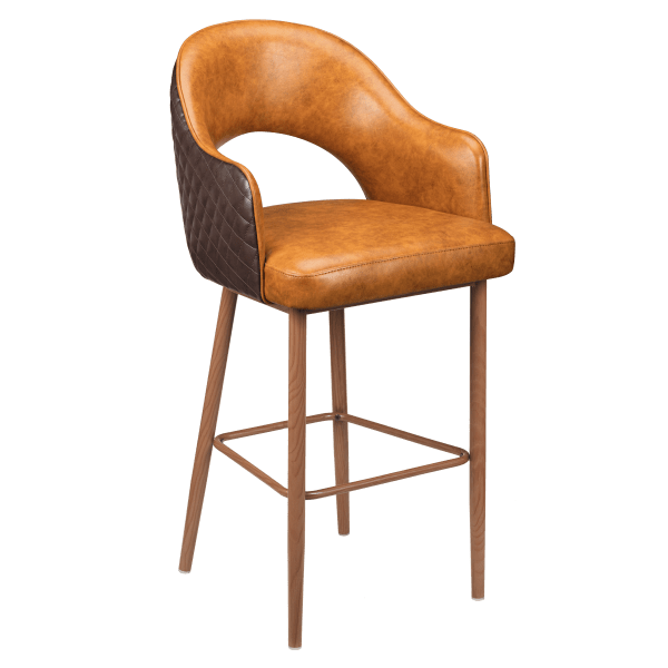 Invicta Metal Lounge Bar Stool Interior