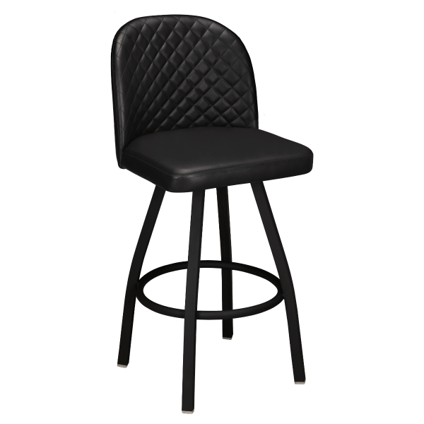 Elmada Metal Swivel Bar Stool Interior