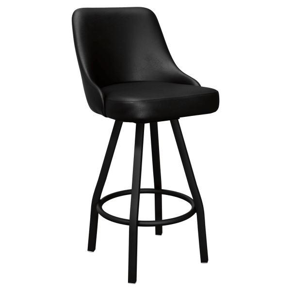 Premium Mauro Bucket Swivel Bar Stool Interior