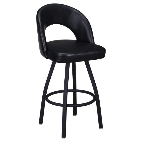 Premium Yali Bucket Swivel Bar Stool Interior