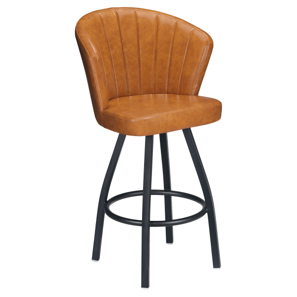 Premium Aria Swivel Metal Bar Stool Interior