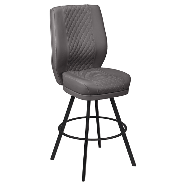 Tesoro Diamond Back Premium Bucket Bar Stool with Circular Frame Interior