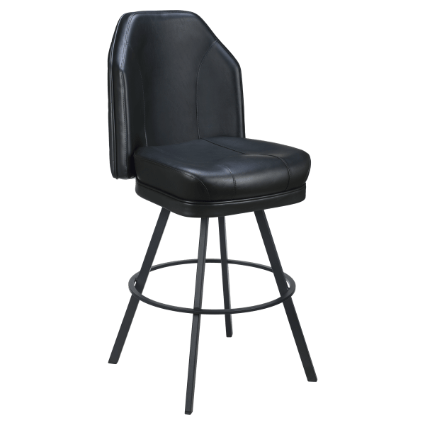 Giada Premium Casino Bucket Bar Stool with Circular Frame  Interior