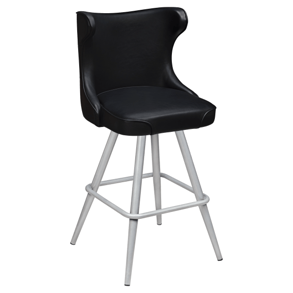Darlo Premium Bucket Swivel Bar Stool with Square Frame Interior