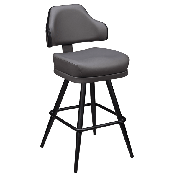 Gioco Premium Casino Bucket Bar Stool with Square Frame Interior