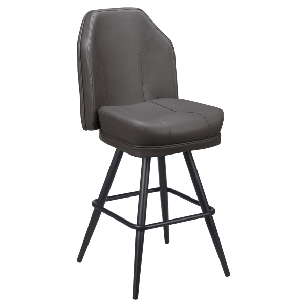 Giada Premium Casino Bucket Bar Stool with Square Frame Interior