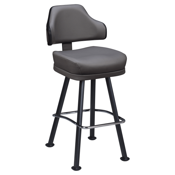 Gioco Premium Casino Bucket Bar Stool with Arched-Oval Frame Interior