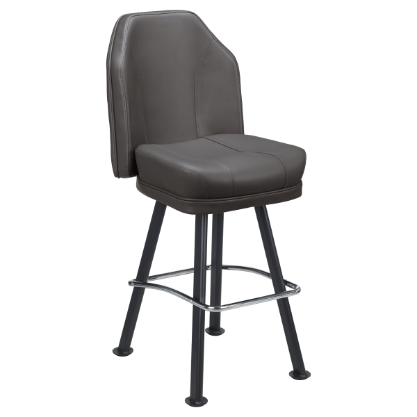 Giada Premium Casino Bucket Bar Stool with Arched-Oval Frame Interior