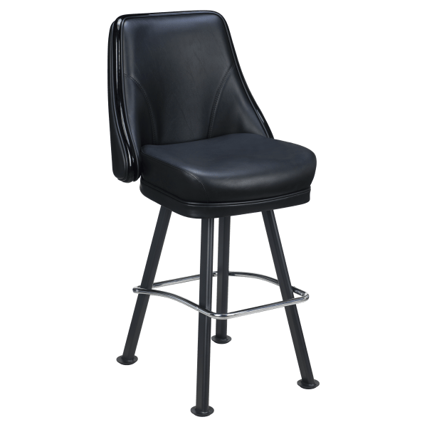 Regina Premium Casino Bucket Bar Stool with Arched-Oval Frame Interior