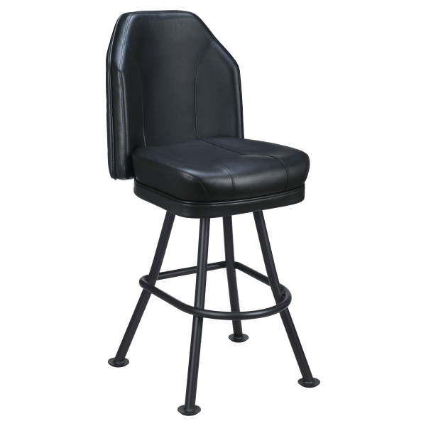 Giada Premium Casino Bucket Bar Stool with Orbit Frame Interior