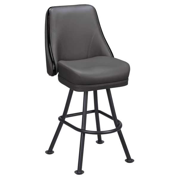 Regina Premium Casino Bucket Bar Stool with Orbit Frame Interior