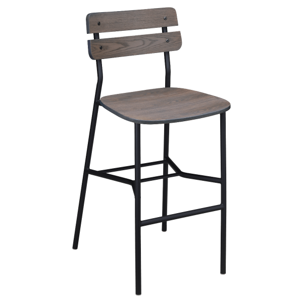 Palmer Black Metal Bar Stool Interior