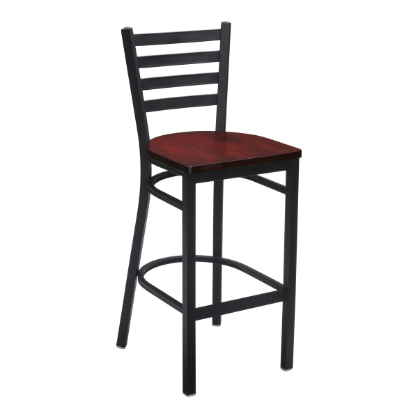 Ladder Back Metal Bar Stool Interior