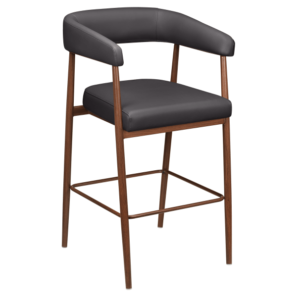 Mika Metal Bar Stool with Arms Interior