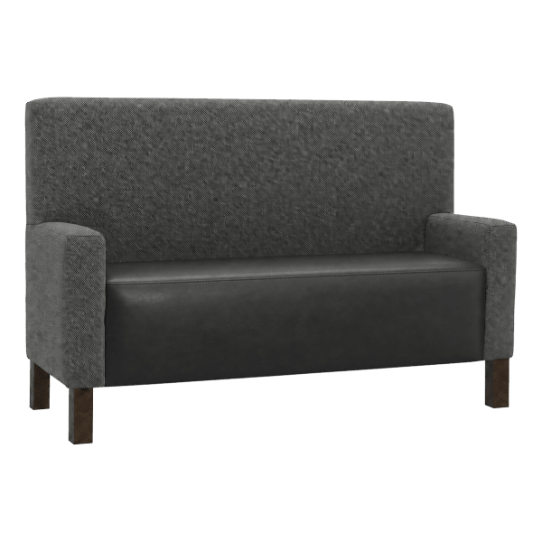 Tavqora Plain Back Lounge Booth with Arms Interior